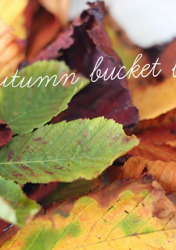 Autumn Bucket List